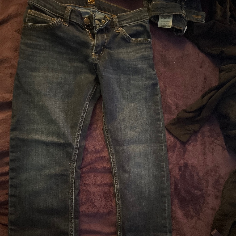 LEE Straight Fit Boys Jeans Size 10